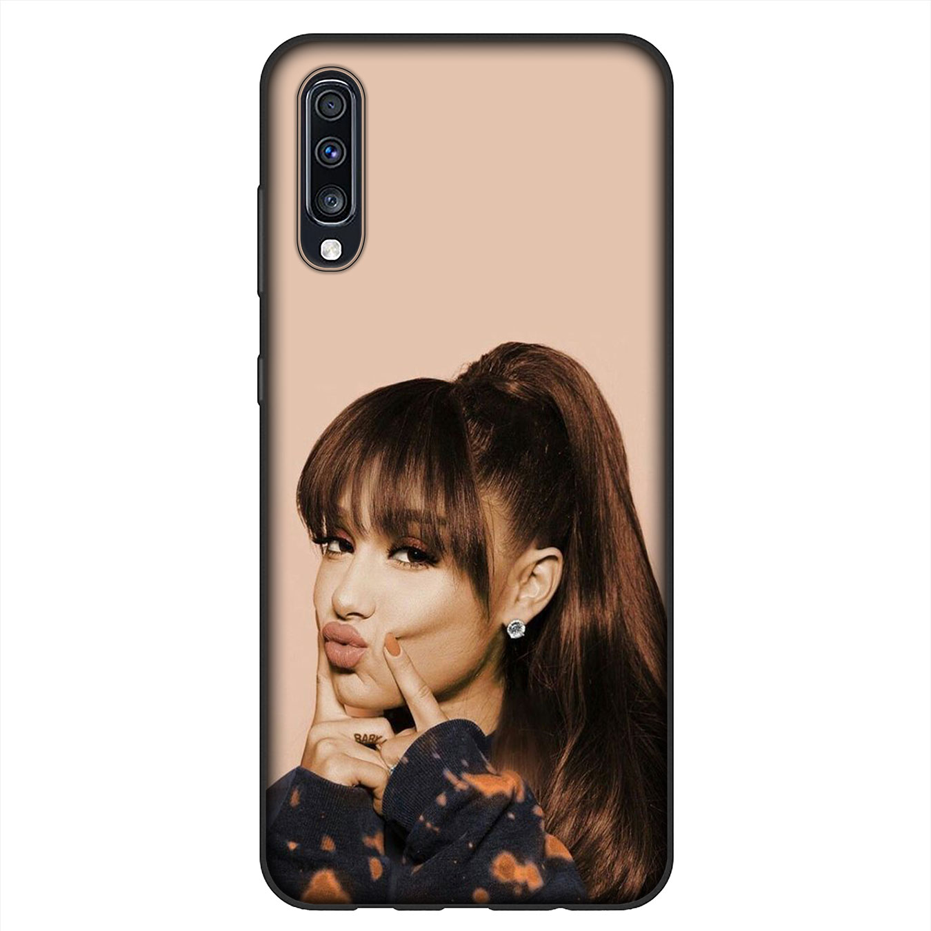 Ốp điện thoại silicone mềm in hình Ariana Grande cho Samsung Galaxy S9 S10 S20 FE Ultra Plus Lite S20+ S9+ S10+ S20Plus