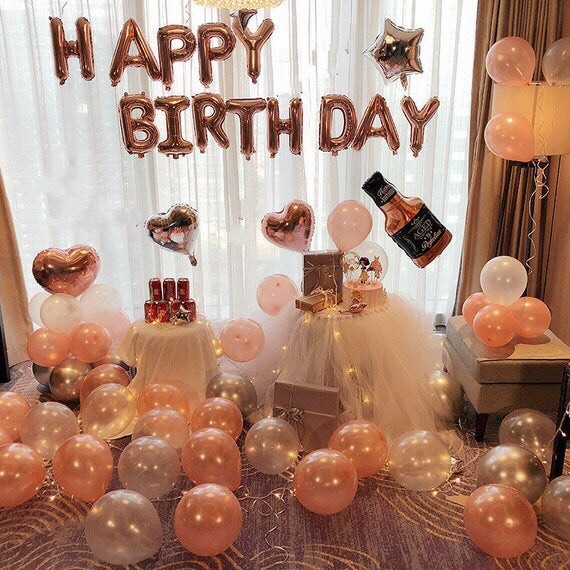 [Ảnh thật] Set trang trí sinh nhật lung linh HPBD (COMBO 100)