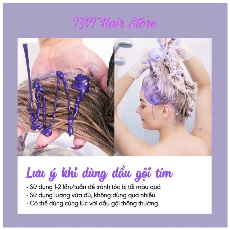 Dầu Gội Tím FLY, Khử Vàng FLY Shampoo NoYellow Chính Hãng, Giữ Màu Cho Tóc Nhuộm Sáng- Phù Hợp Cho Tóc Tẩy|TNT HairStore