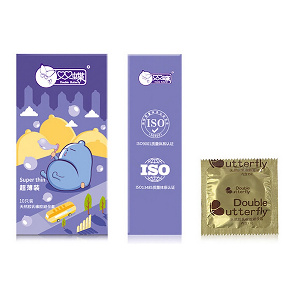 Bộ 10 bao cao su tự nhiên siêu mỏng bảo vệ an toàn cho nam