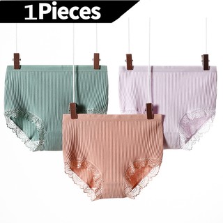 SMY Quần Lót Cotton Không Đường May Lưng Cao Gợi Cảm Cho Nữ
