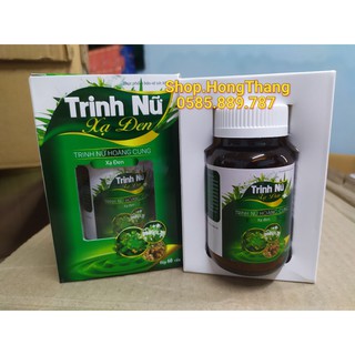 Trinh Nữ Xạ Đen Hỗ trợ điều trị u xơ tử cung, u nang buồng trứng, u xơ tuyến tiền liệt hộp 60v trinh nữ hoàng cung