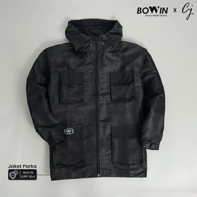 Áo Khoác Parka bowin x Chi Chicago Jerikho Chống Tia UV Sự Bảo Vệ