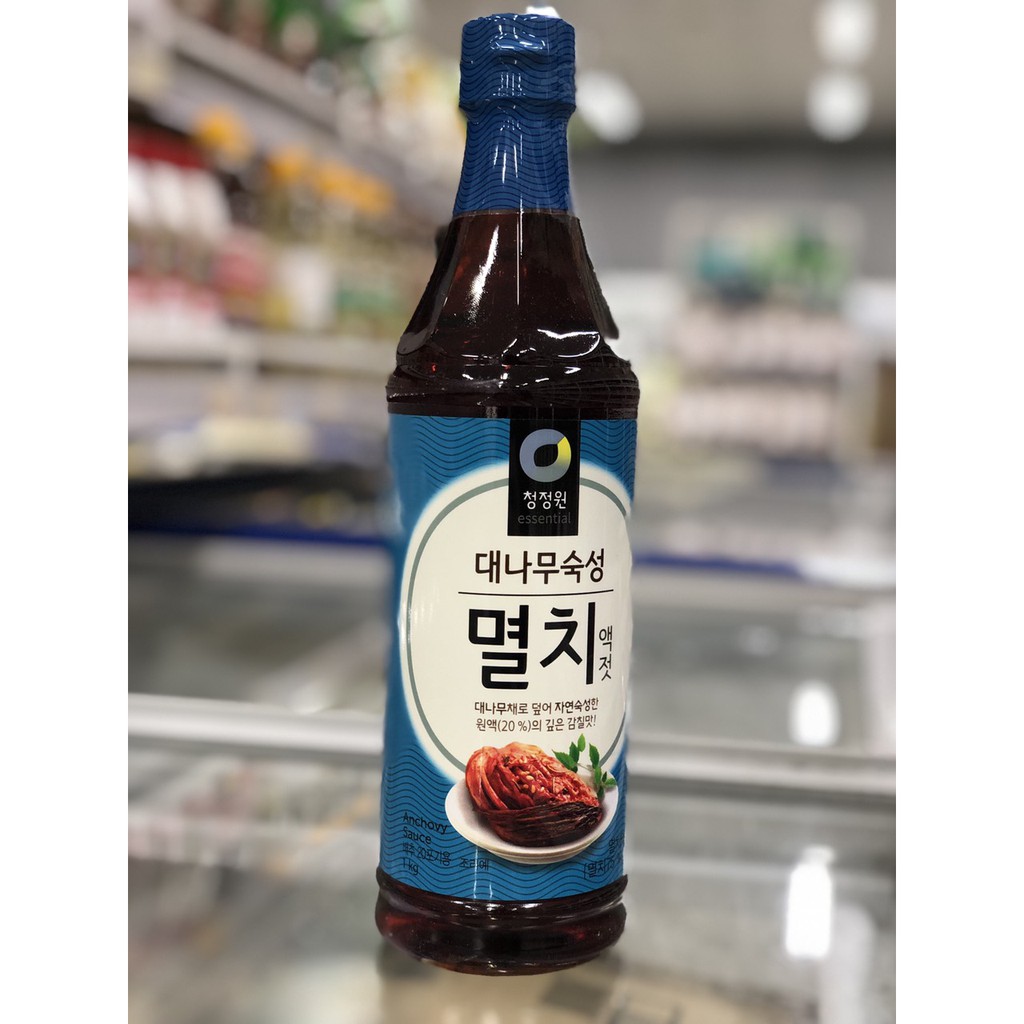 Chai 1 Kg Nước Mắm Cá Cơm Hàn Quốc Daesang - Dùng Làm Kim Chi