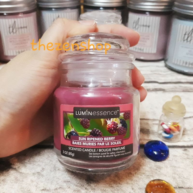 Nến Thơm Hương Dâu Berry Chín Cây Hũ 85g