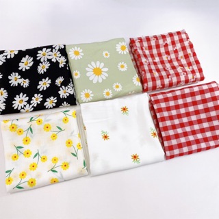 Khăn bandana 50* 50cm, khăn turban , khăn làm áo