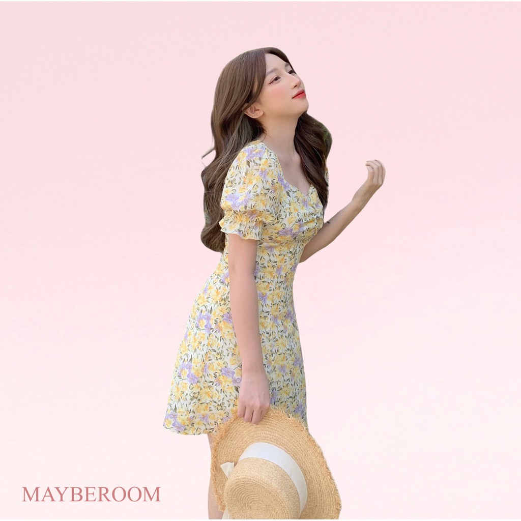 Váy hoa nhí vàng Sunflower Mayberoom