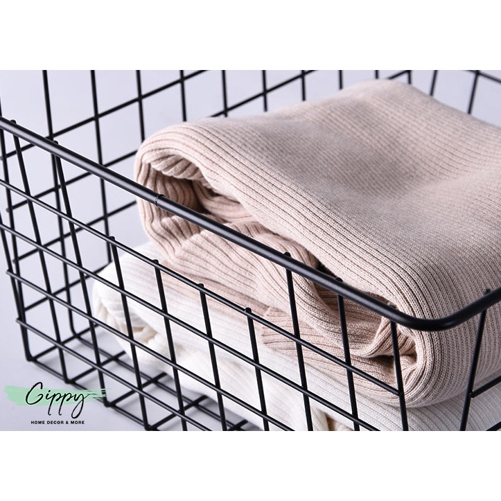 Giỏ sắt đựng đồ cao cấp - Phụ kiện tiện ích - Gippy Decor
