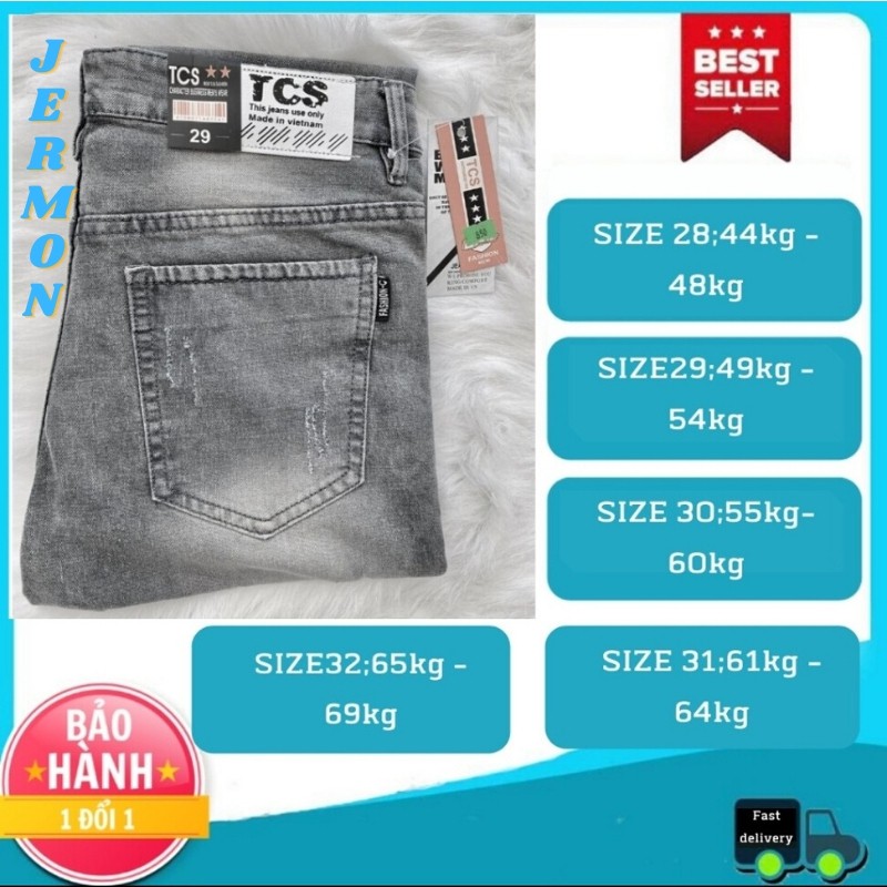 Quần jean nam chất bò hàng vnxk cao cấp phong cách trẻ trung năng động NVP850VP-JM | BigBuy360 - bigbuy360.vn