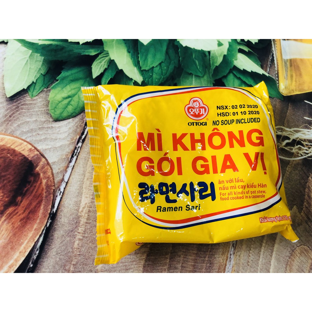 Mì gói không gia vị ottogi 110g