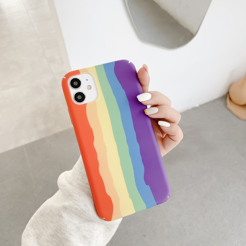 Ốp lưng iphone Cầu vồng sơn dầu cứng 6/6plus/6s/6splus/7/7plus/8/8plus/x/xr/xs/11/12/13/pro/max/plus/promax | BigBuy360 - bigbuy360.vn