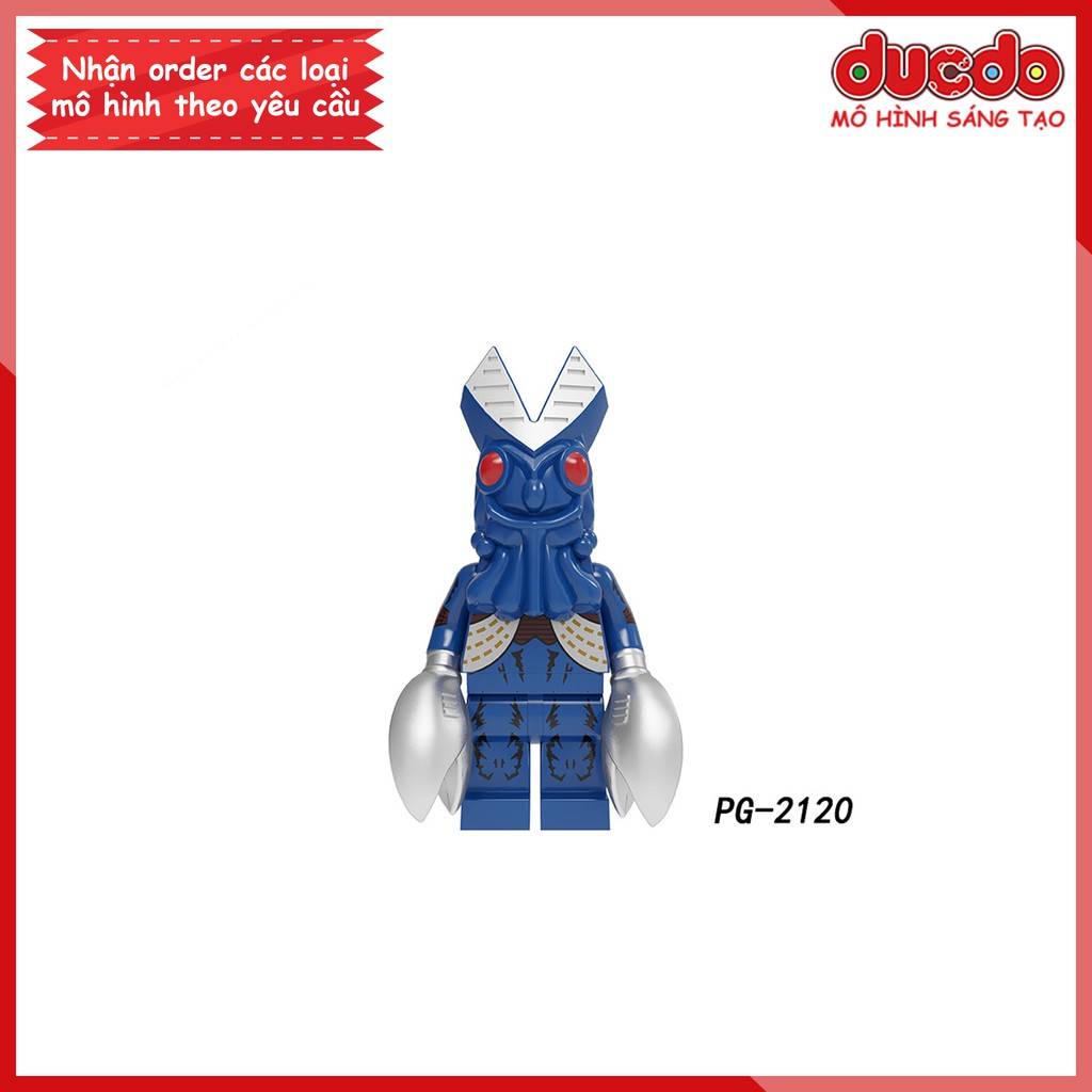 Minifigures các nhân vật siêu nhân điện quang Ultraman - Đồ chơi Lắp ghép Xếp hình Mô hình Mini Iron Man POGO PG8248