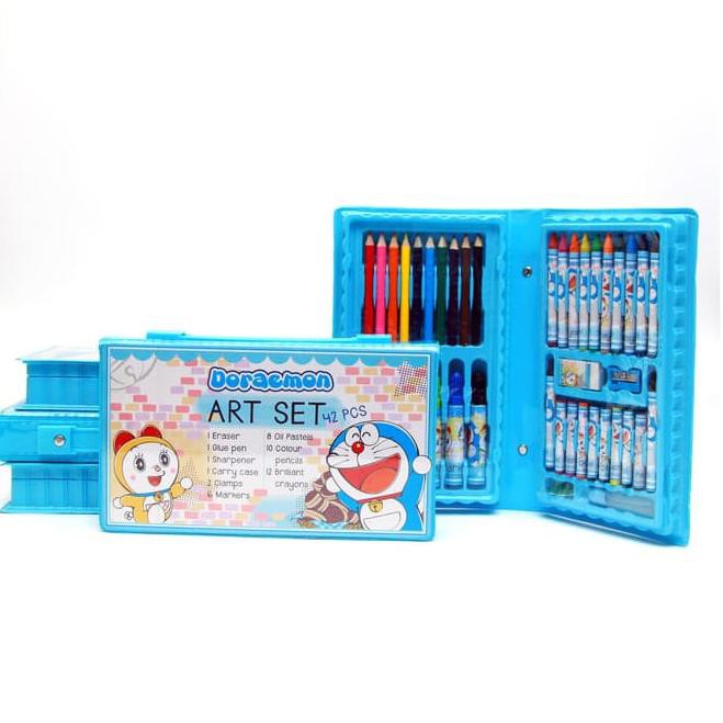 Set 42 Bút Chì Màu Vẽ Hình Doraemon Xvf-583