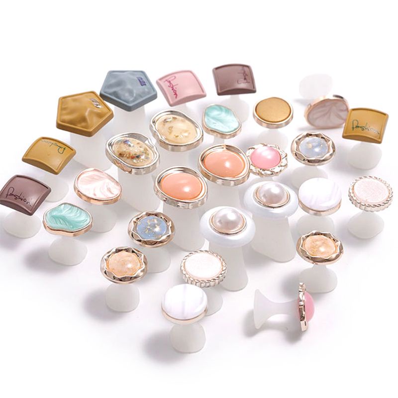 Set 8 Dụng Cụ Tách Ngón Chân Bằng Silicone Họa Tiết Hoa / Động Vật Dành Cho Salon Làm Móng