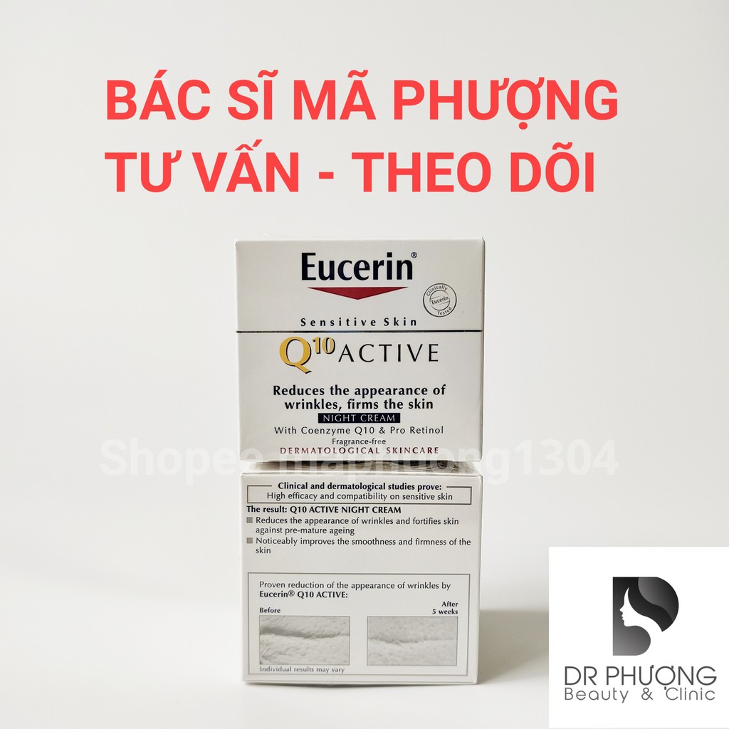 Kem dưỡng ban đêm ngừa nếp nhăn Q10 Eucerin (50g)
