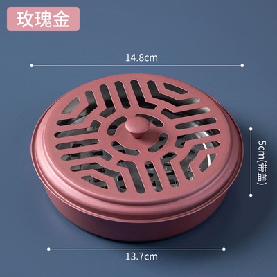 Hộp Đựng Nhang Trầm Hình Tròn Bằng Sắt Rèn Chống Gió Chống Gió Chống Lửa Cho Hộ Gia Đình Ngoài Trời Cr