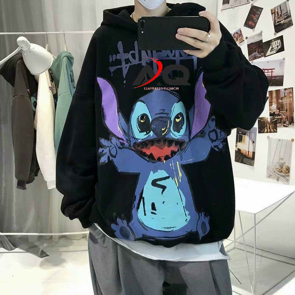 Áo Hoodie Bé Voi :Áo Khoác Nỉ Hoddie Nam Nữ Bé Voi Phong Cách Thời Trang Unisex- AQ STORE
