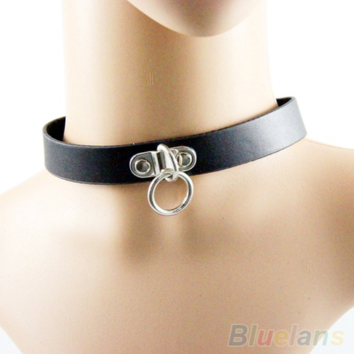 Vòng cổ choker bằng da phong cách cá tính dành cho cả nam và nữ