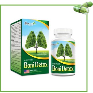 Giải độc phổi BoniDetox (Hộp 30 viên) - Botania [Boni detox, cai thuốc lá, bổ phổi]