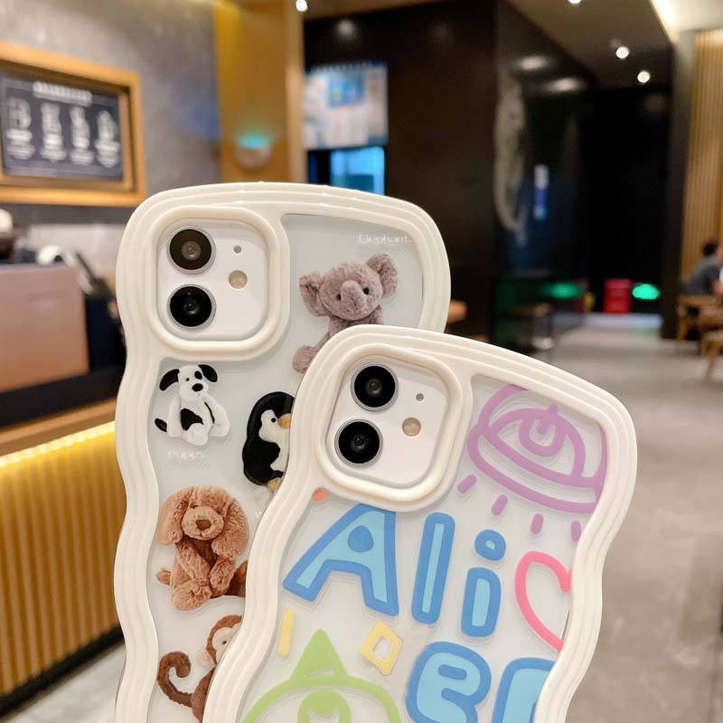 Ốp Điện Thoại TPU Silicon Mềm Chống Bụi Bẩn In Hình Vẽ Nguệch Ngoạc Cho IPhone 13 11 12 Pro Max 7 8 Plus X XR XSMAX