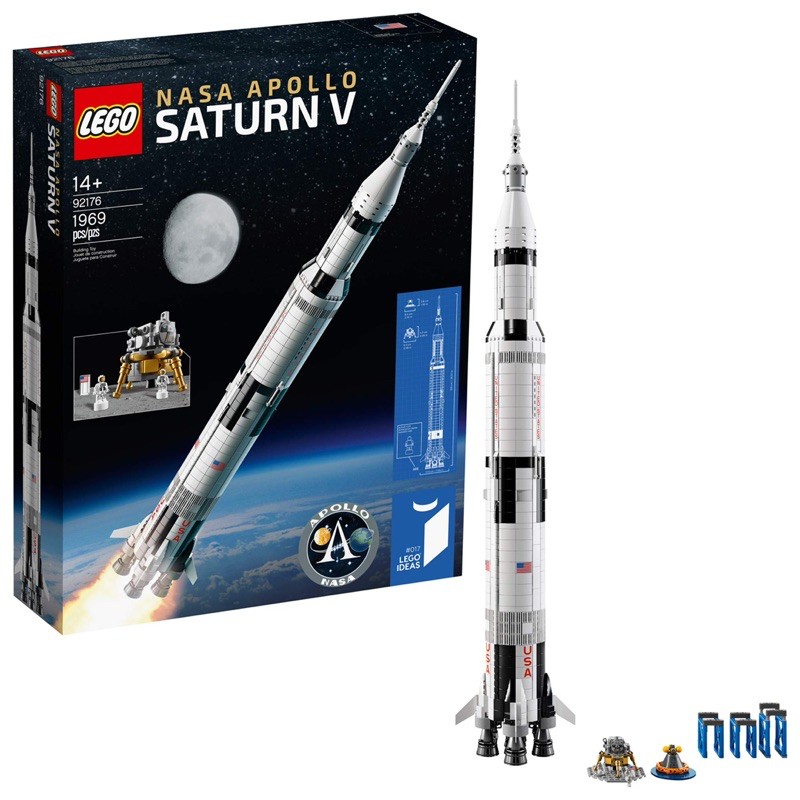 [ Hàng có sẵn ]LEGO 92176 Ideas NASA Apollo Saturn V