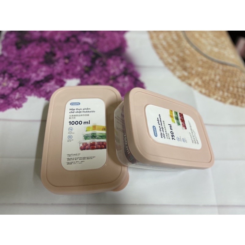 BỘ 2 HỘP INOCHI DUNG TÍCH 750ml và 1000ml