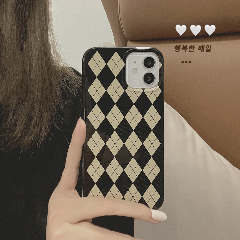 Ốp lưng iphone Ốp Điện Thoại Mềm Dày Chống Sốc Kiểu Cổ Điển 12 Cho iPhone13pro max iPhone 11 8 X Dinuo case-III