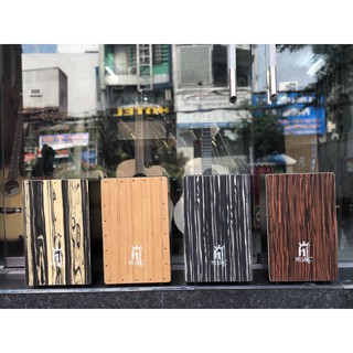 Trống cajon HTMUSIC không núm cho người mới tập chơi