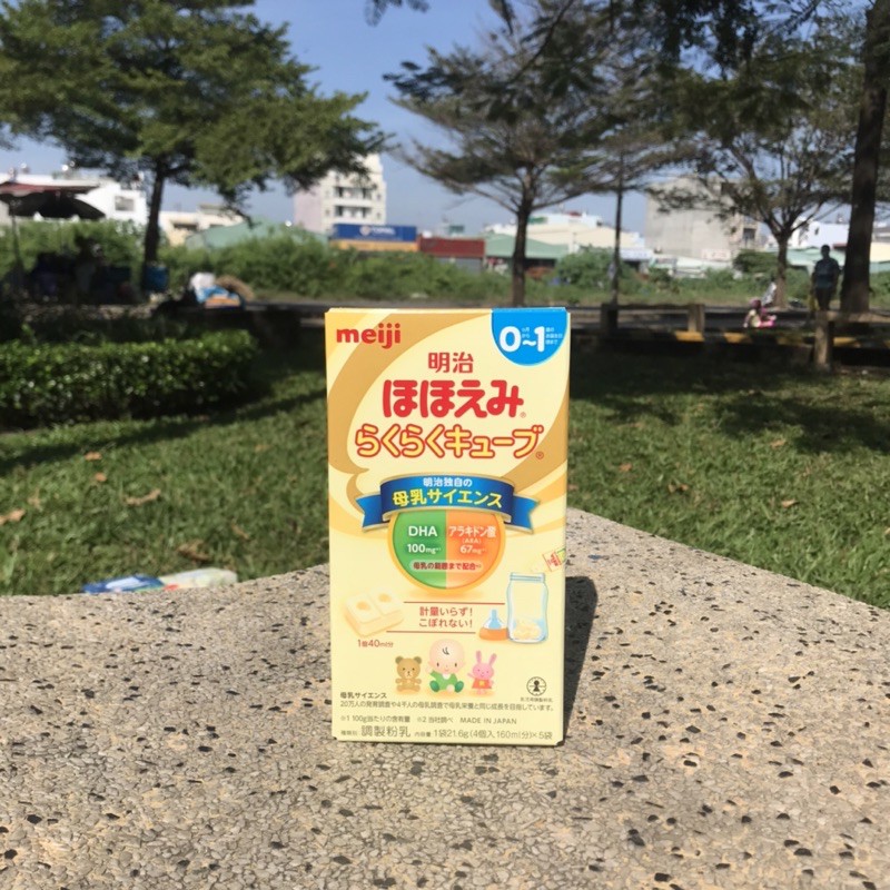 SỮA MEIJI 0-1, 1-3 NỘI ĐỊA NHẬT - THANH LẺ 28g