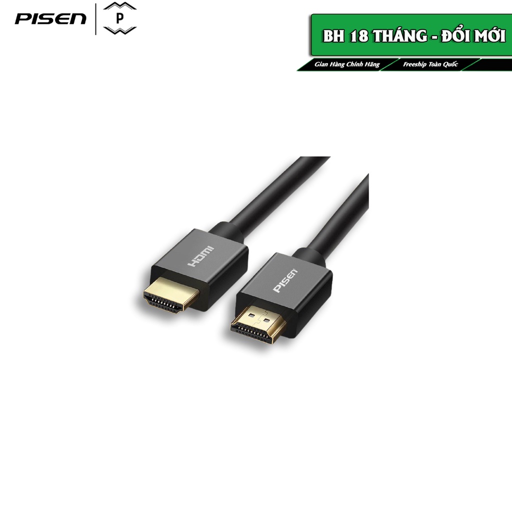  Cáp Pisen HDMI HD Braided 2000mm -  - Hàng chính hãng