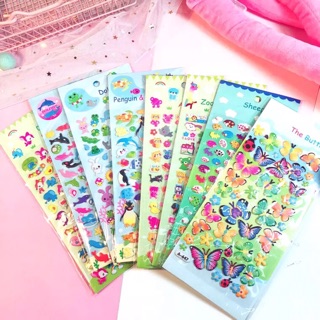 Sỉ 10 tấm Hình Dán Sticker Nổi 3D,5D Size to không thấm nước - SP000438