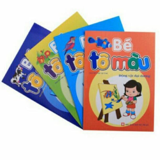 10 tập tô các chủ đề cho bé yêu