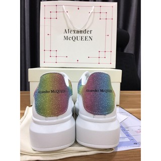 giày mcq gót cầu vồng chuẩn 1:1 ( full box + freeship )