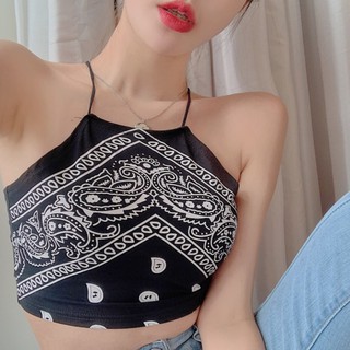 Áo yếm đen hoa văn h3249