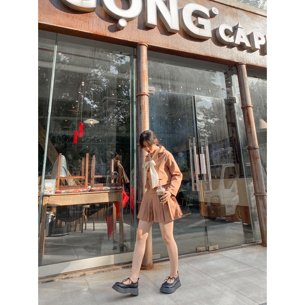 Set Blazer [CHẤT ĐẸP ] form rộng nhiều màu siêu xinh tay dài tay ngắn