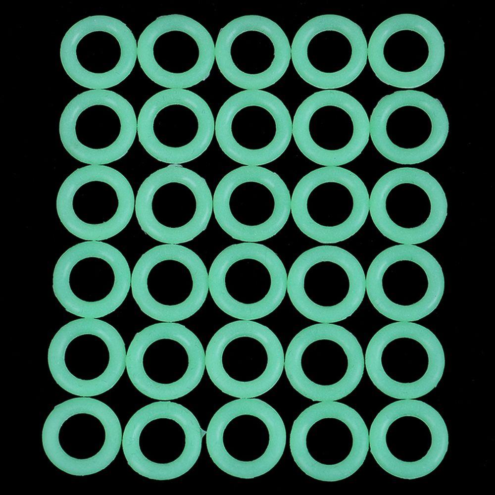 Set 10 / 20 Vòng Silicone Màu Dạ Quang Gắn Lều Trại Tiện Dụng