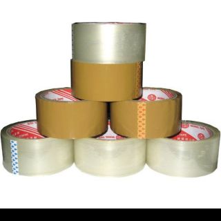 6 CUỘN BĂNG KEO ĐÓNG THÙNG CARTON 100 yard