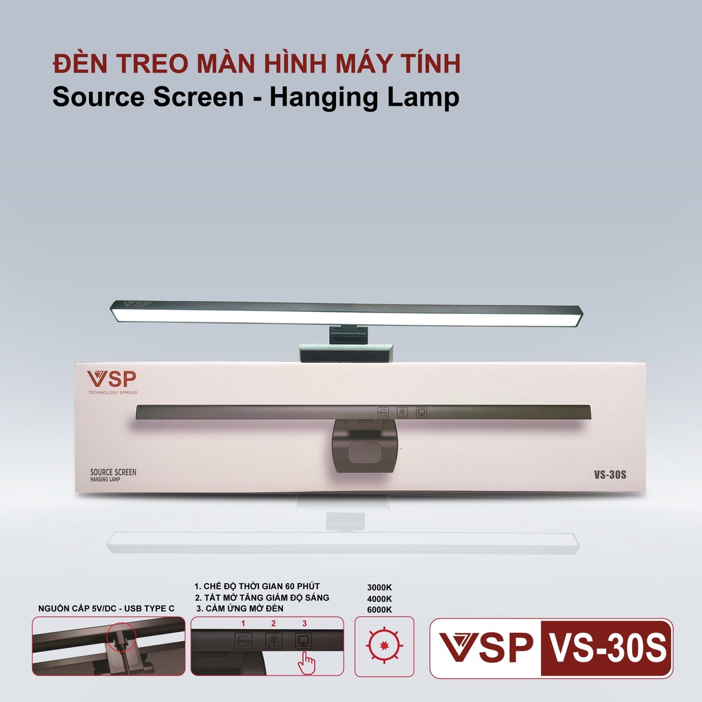 Đèn Treo Màn Hình Máy Tính VSP VS-30S