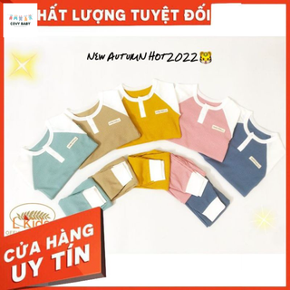 Bộ dài tay bé trai bé gái len tăm