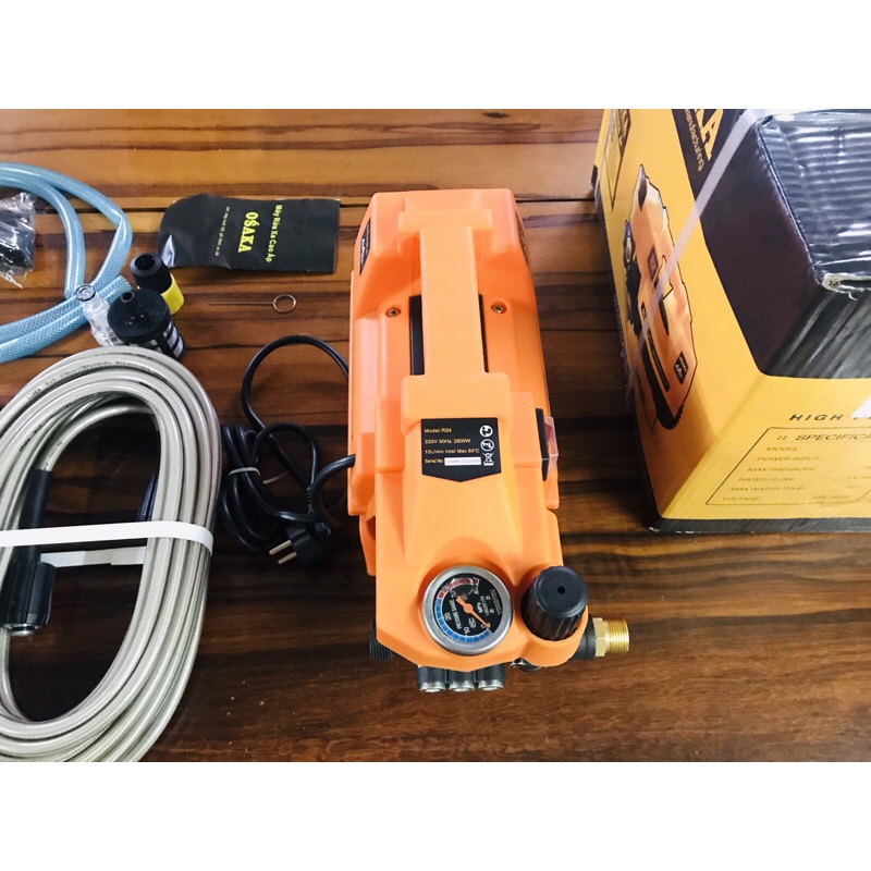 Máy rửa xe áp lực cao osaka rs4 2800w japan lõi đồng 100% 2022 chỉnh áp new 100%