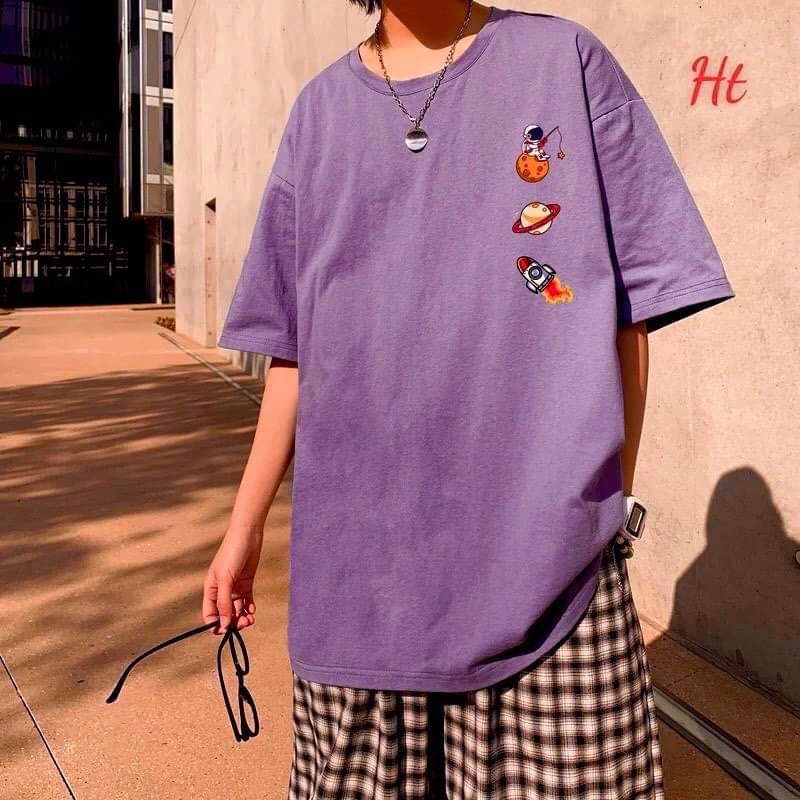 Áo phông lô gô phi hành HT11