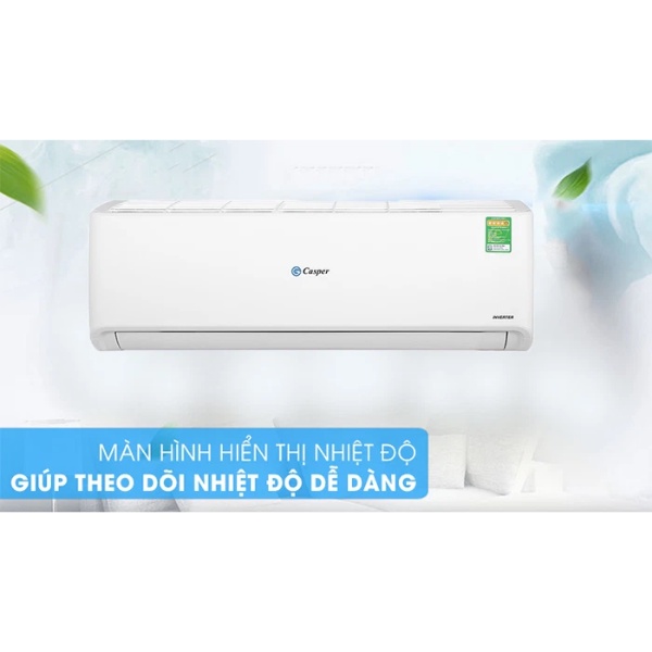 Điều hoà 2 chiều Inverter Casper 12.000BTU (1,5HP) GH-12IS33 - Mới 2022 - Bảo hành 3 năm.