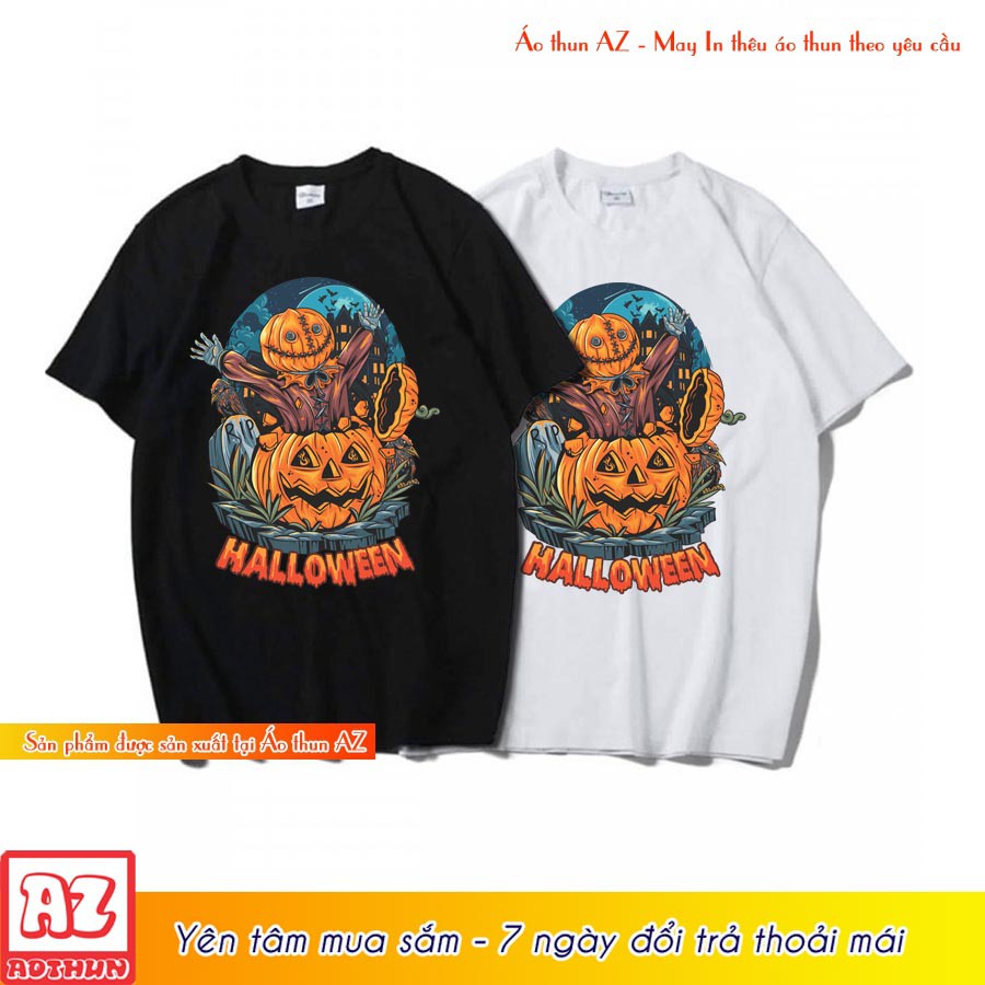 Áo thun Nam BigSize 100kg trở lên  in hình Halloween M2765
