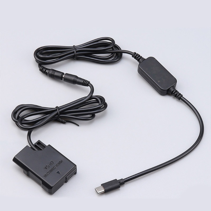 Bộ Chuyển Đổi Pin WU EN-EL14 Sang Type-C Cho Máy Ảnh D3100 D3200