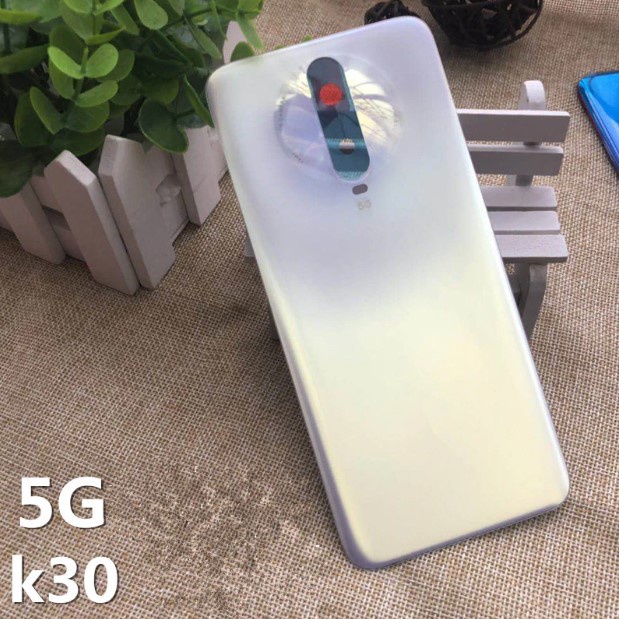 Nắp lưng Xiaomi Redmi K30 5G  - Chất liệu kính - Tặng kèm keo