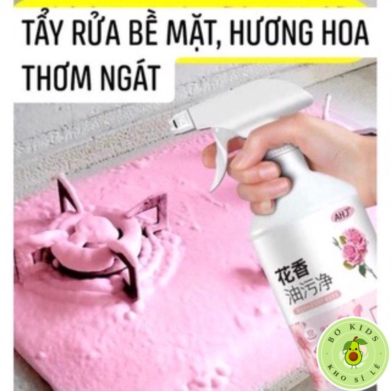🔥 Hot hot 🔥 Bình xịt tẩy đa năng hương hoa anh đào , tẩy nhà vệ sinh tẩy rửa nhà tắm siêu sạch