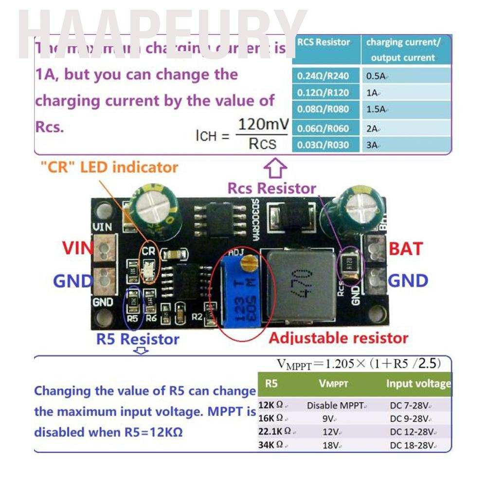 Module Sạc Pin Li-Ion Lifepo4 1a 12v