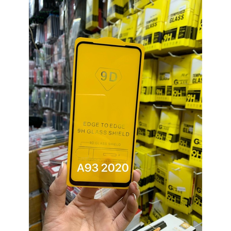 Kính full 9D oppo A93 2020