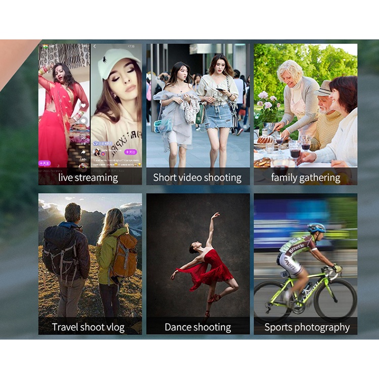 Gimbal chống rung điện thoại T6 quay phim - chụp ảnh bằng điện thoại thông minh, Gậy chống rung quay vlog
