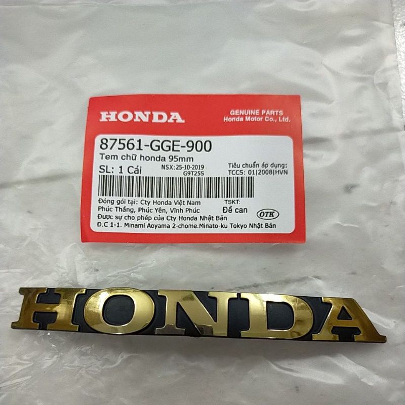 Tem mặt nạ Honda Lead 110